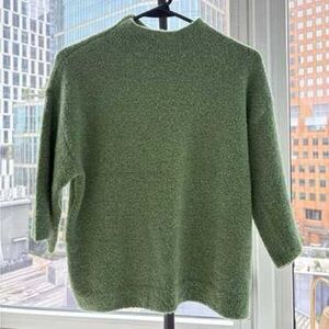 Abercrombie Green Chenille Sweater